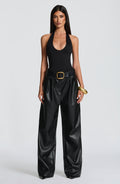 Pantalón de polipiel negro de fiesta - Gloria™ Ana Ibiza