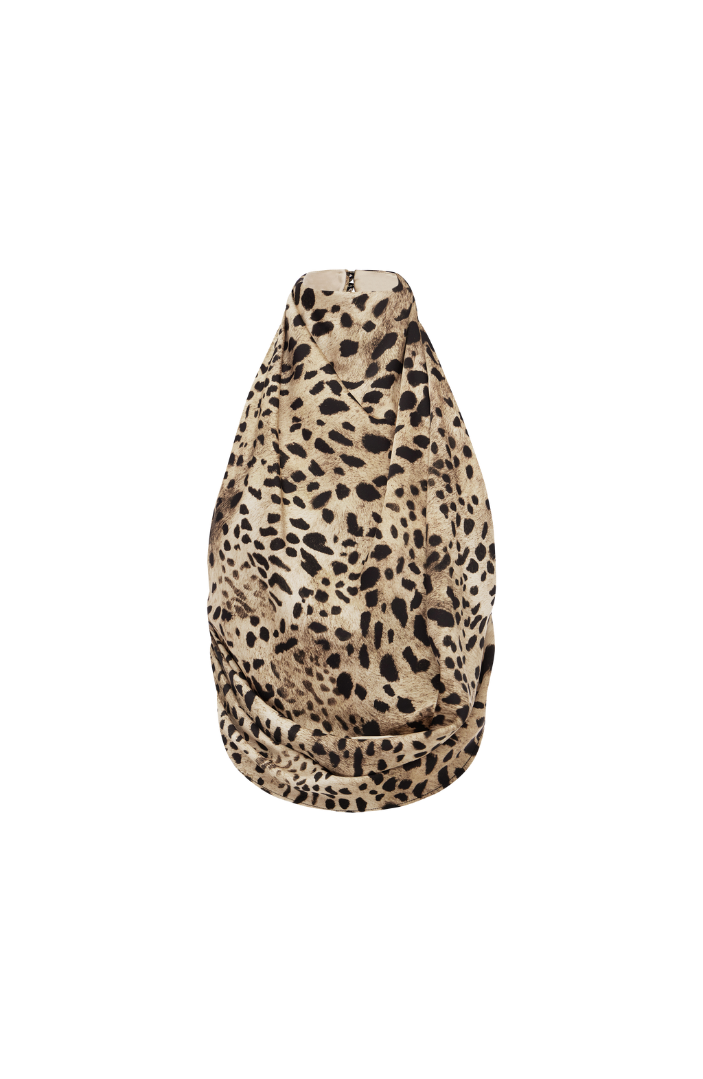 Top de satén con espalda abierta leopardo Aurora™ para una cena, foto 5