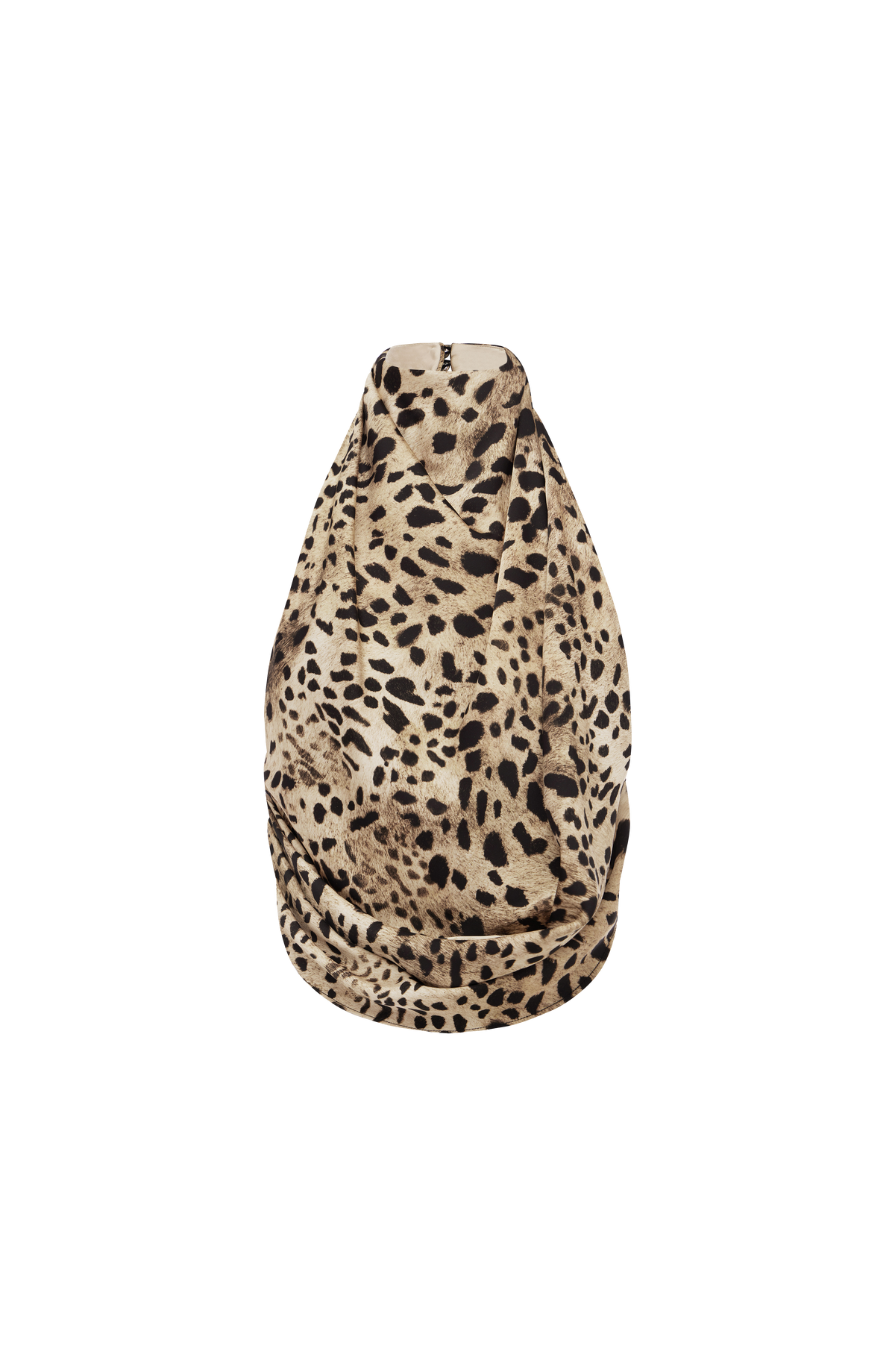 Top de satén con espalda abierta leopardo Aurora™ para una cena, foto 5