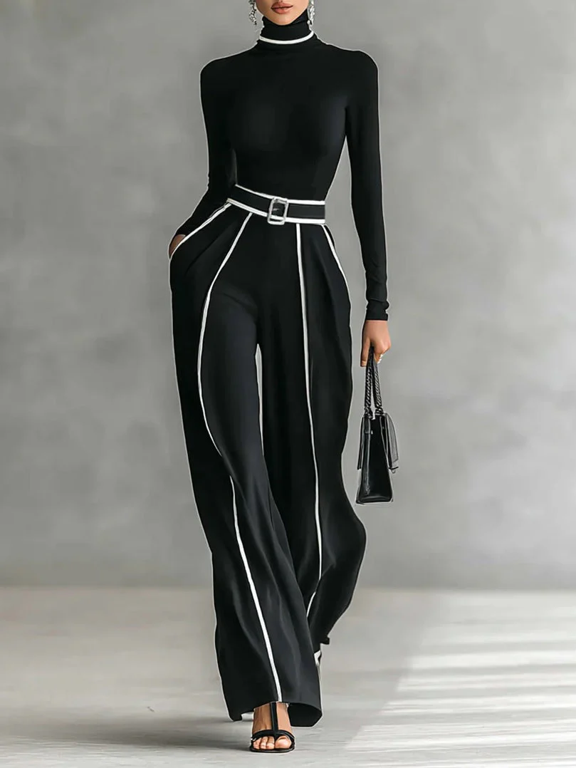 Conjunto de cuello alto negro Emilia™ para un bautizo, foto 5