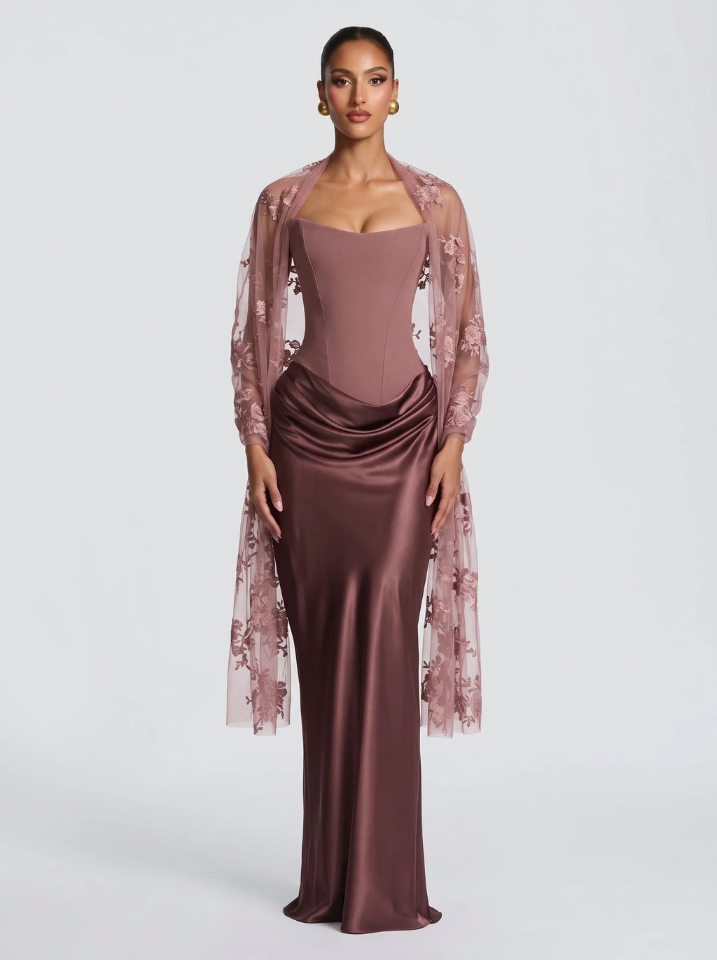 Jana™ rosa de Ana Ibiza, cuerpo entero con el vestido a juego