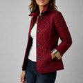 Chaqueta acolchada ligera burdeos de mujer - Jimena™ Ana Ibiza