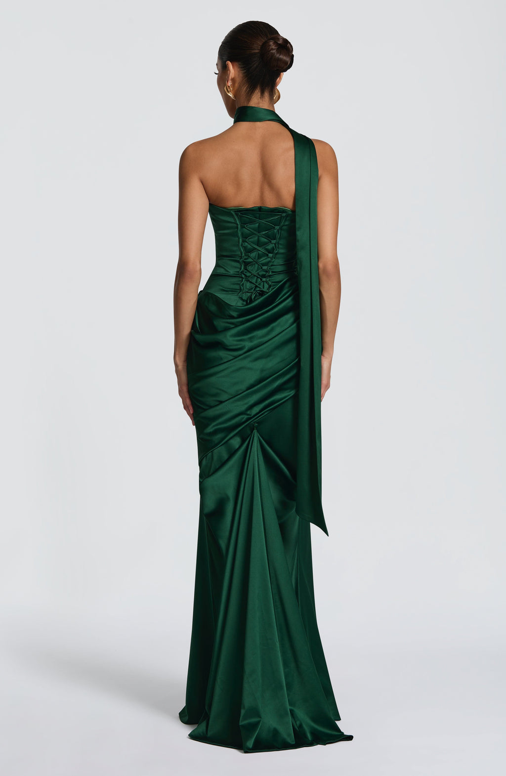 Vestido Cristina™ esmeralda con corsé, foto 7