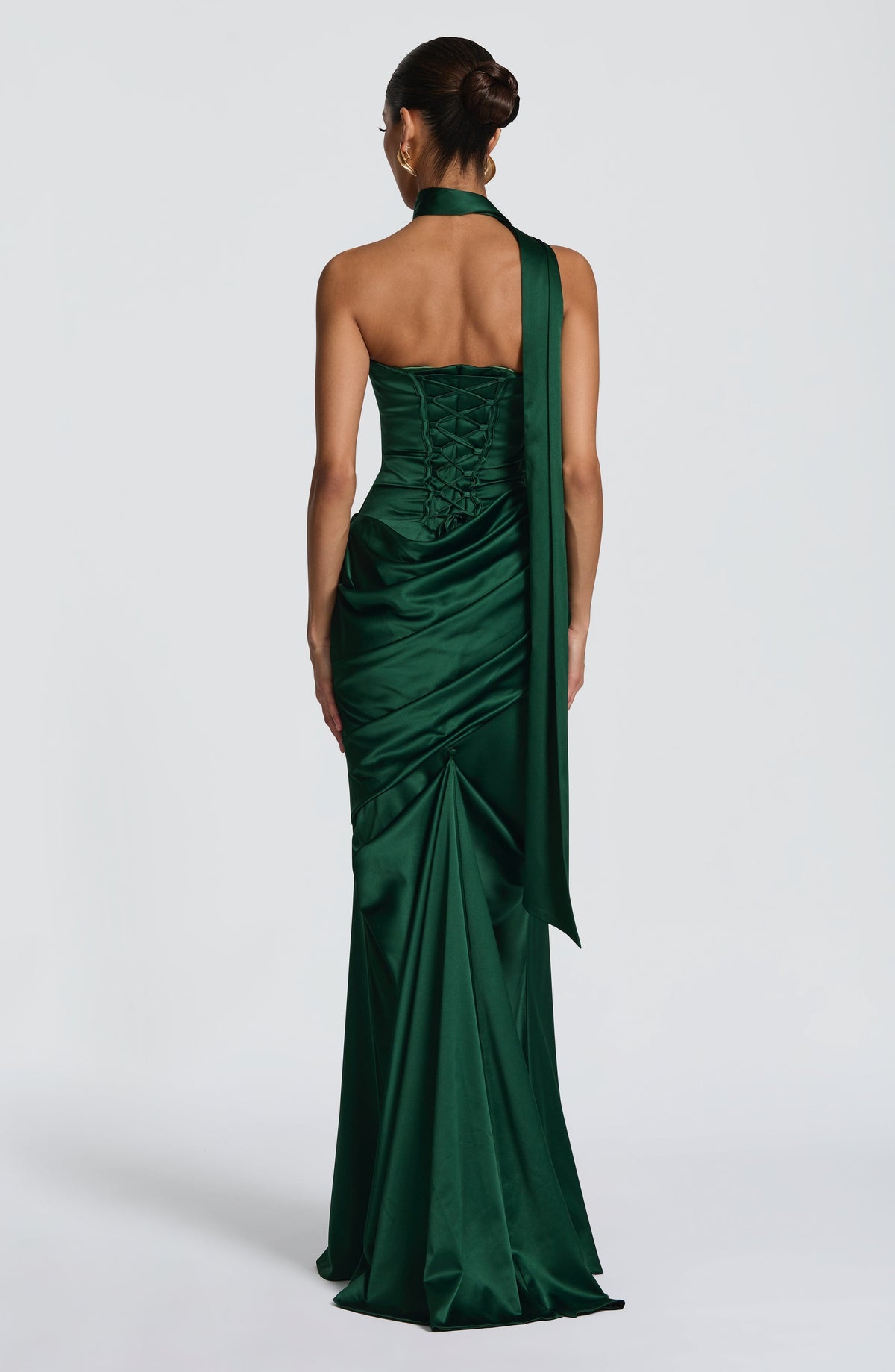 Vestido Cristina™ esmeralda con corsé, foto 7