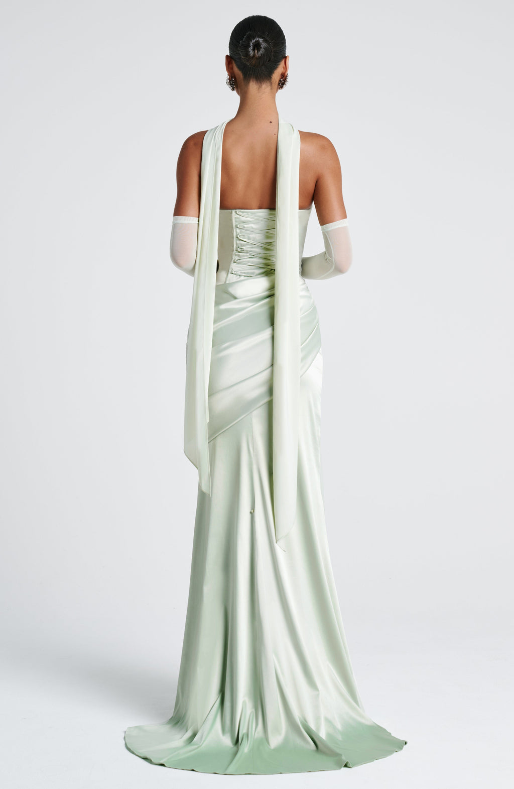 Vestido Cristina™ menta con corsé, foto 13