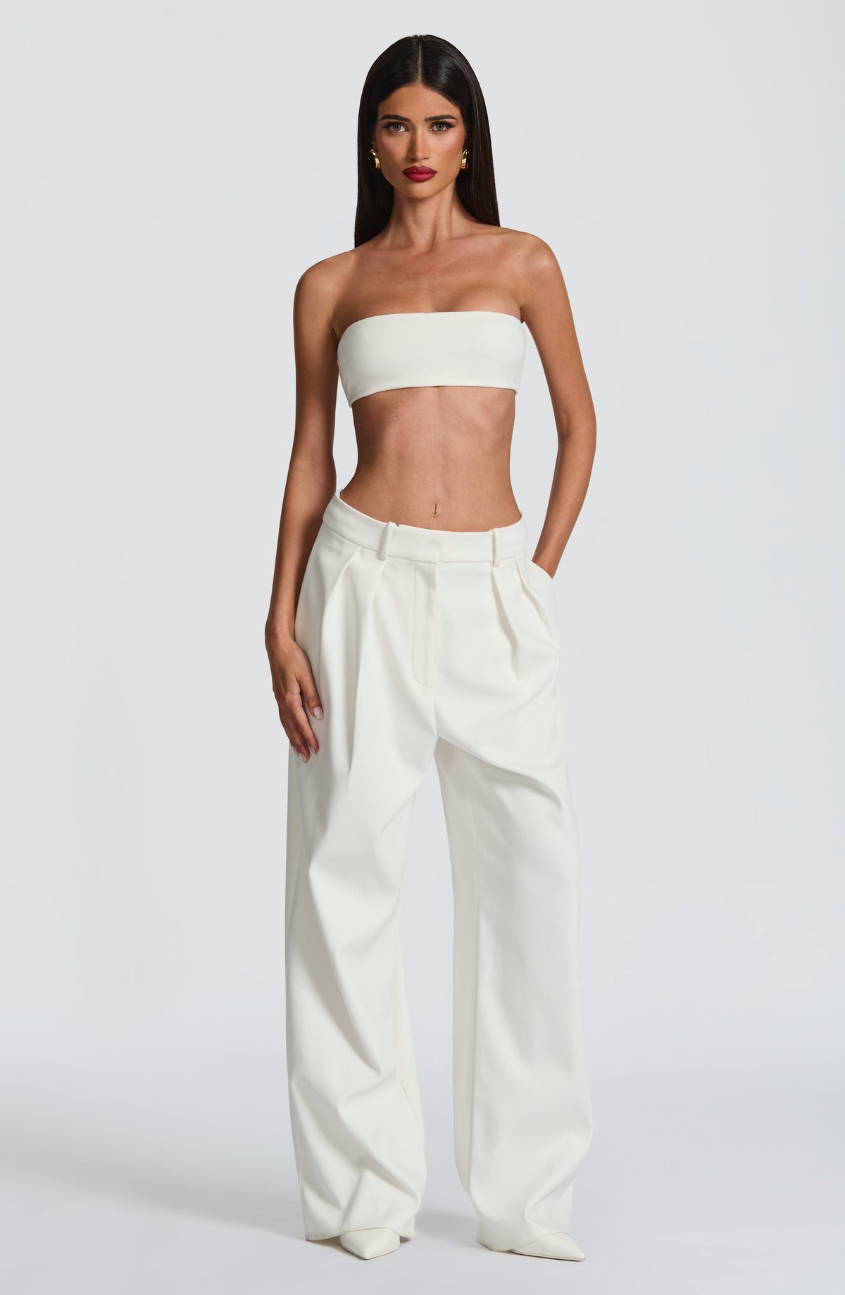 Clara™ - Pantalón de Sastre Marfil