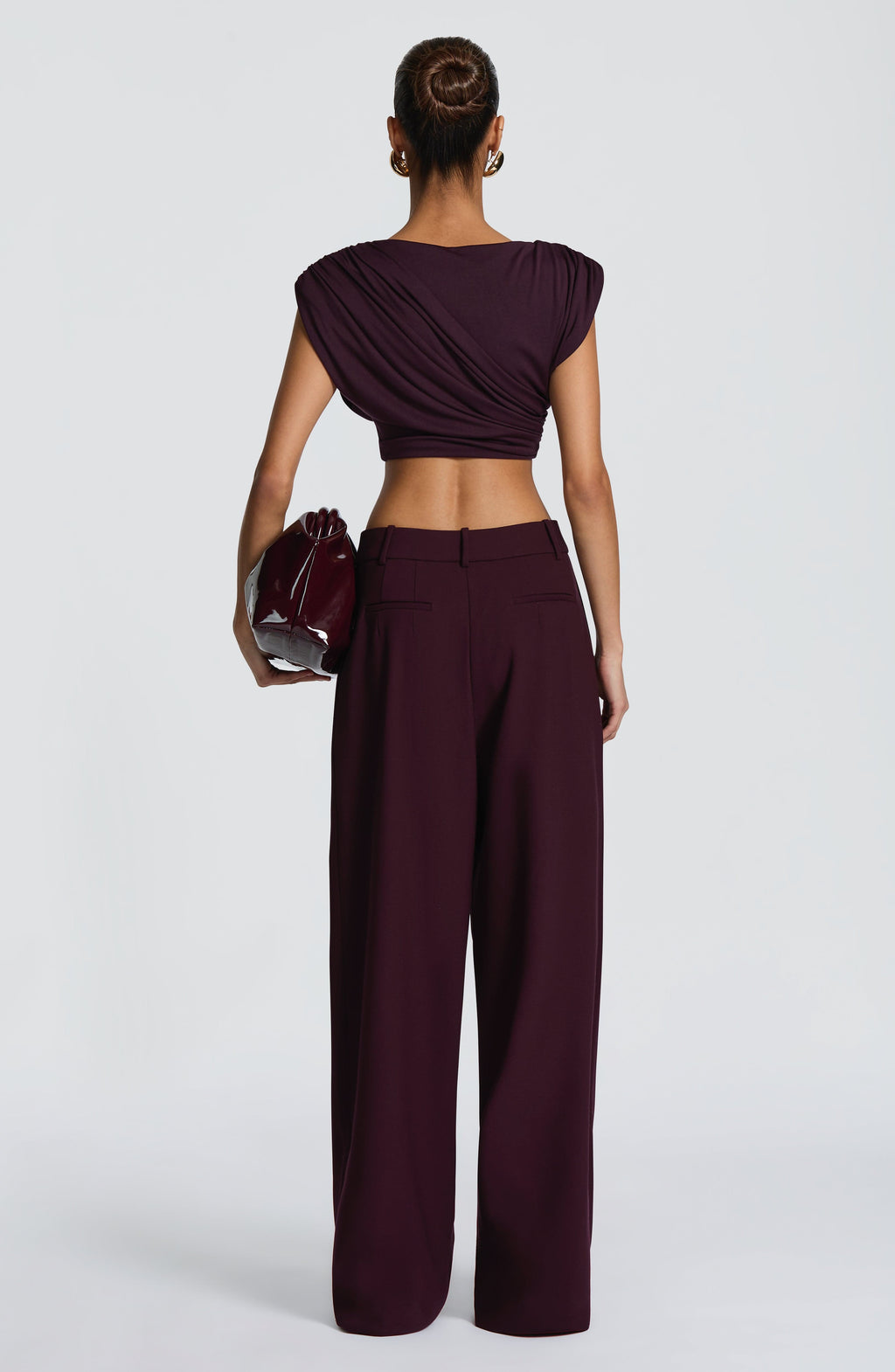 pantalón de sastre morado Clara™ para una cena, foto 5