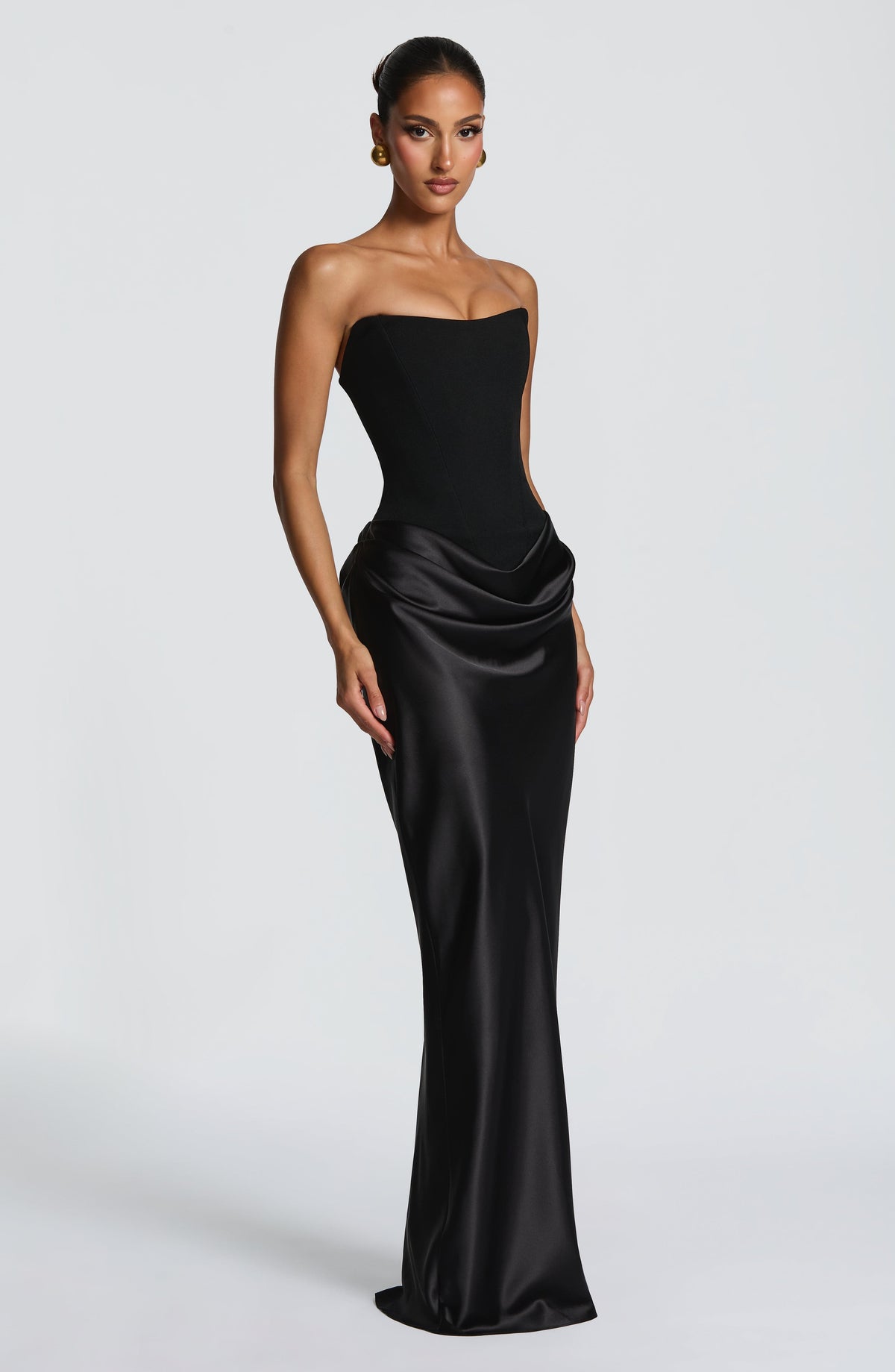 Vestido Marta™ negro con corsé, foto 7