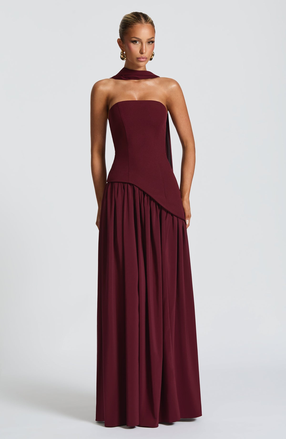 Vestido Malena™ cereza con corsé, foto 7