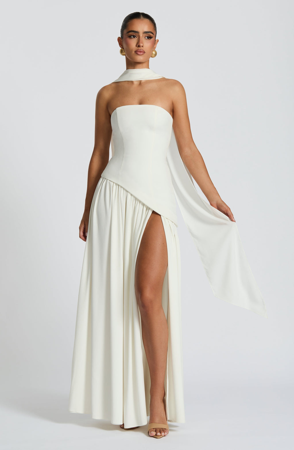 Look para una cena de gala: vestido Malena™ en marfil, foto 6