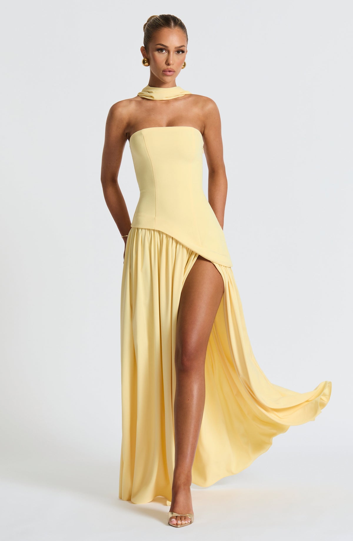 Vestido Malena™ amarillo limón con corsé, foto 7
