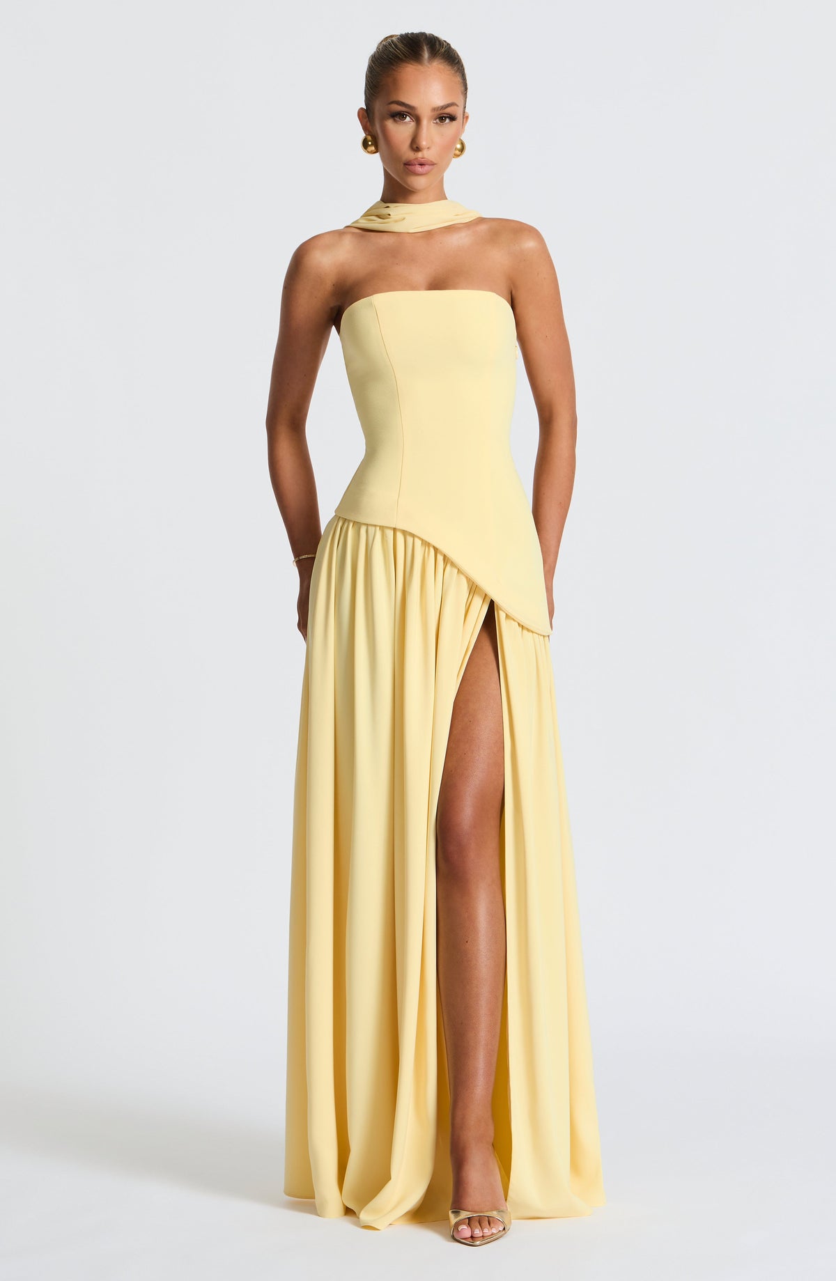 Vestido Malena™ amarillo limón con corsé, foto 13
