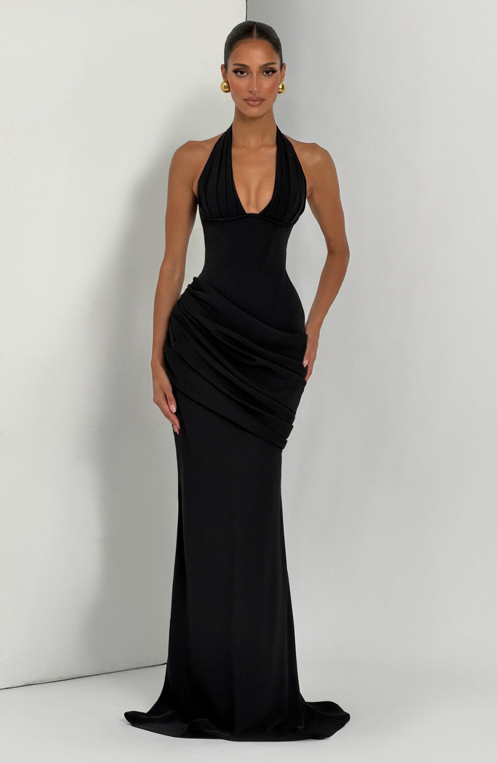 Vestido Noelia™ negro con corsé, foto 7