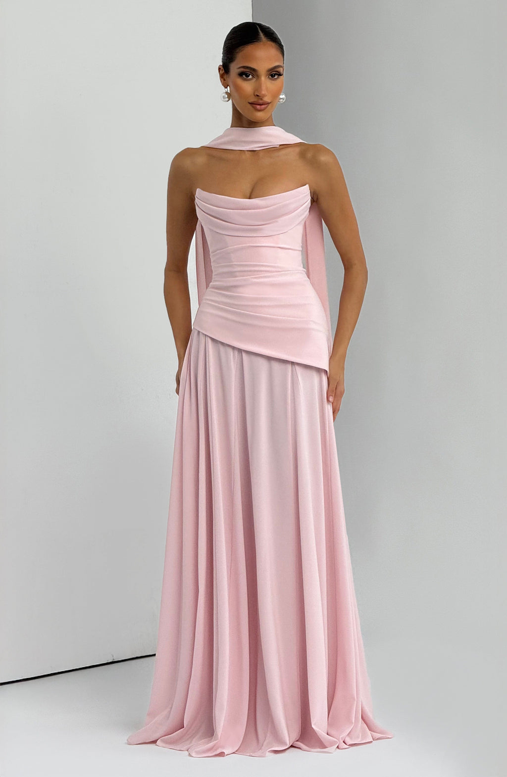 Patricia™ rosa: vestido largo para una boda de tarde, foto 5