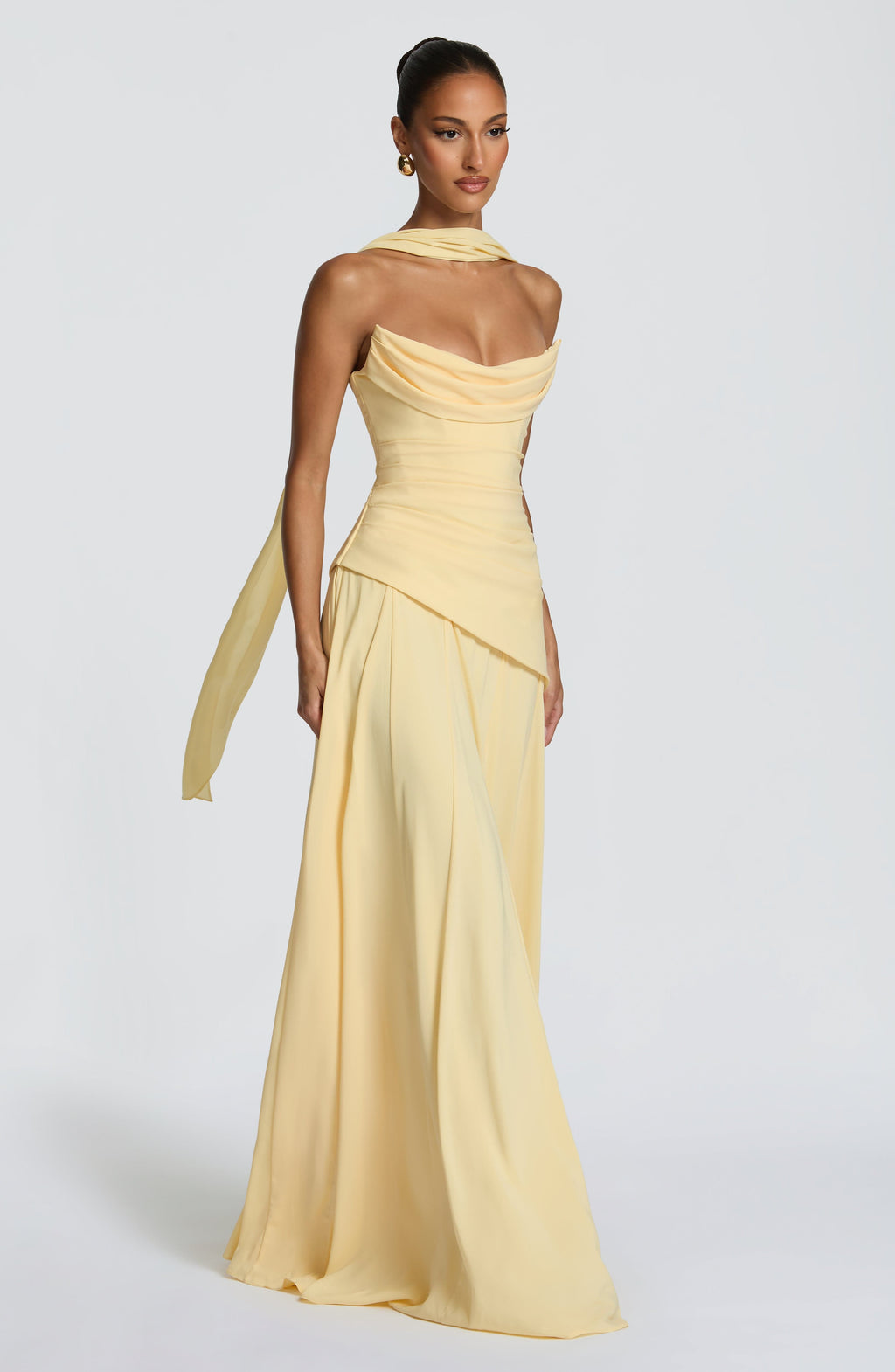 Vestido Patricia™ amarillo limón con corsé, foto 7