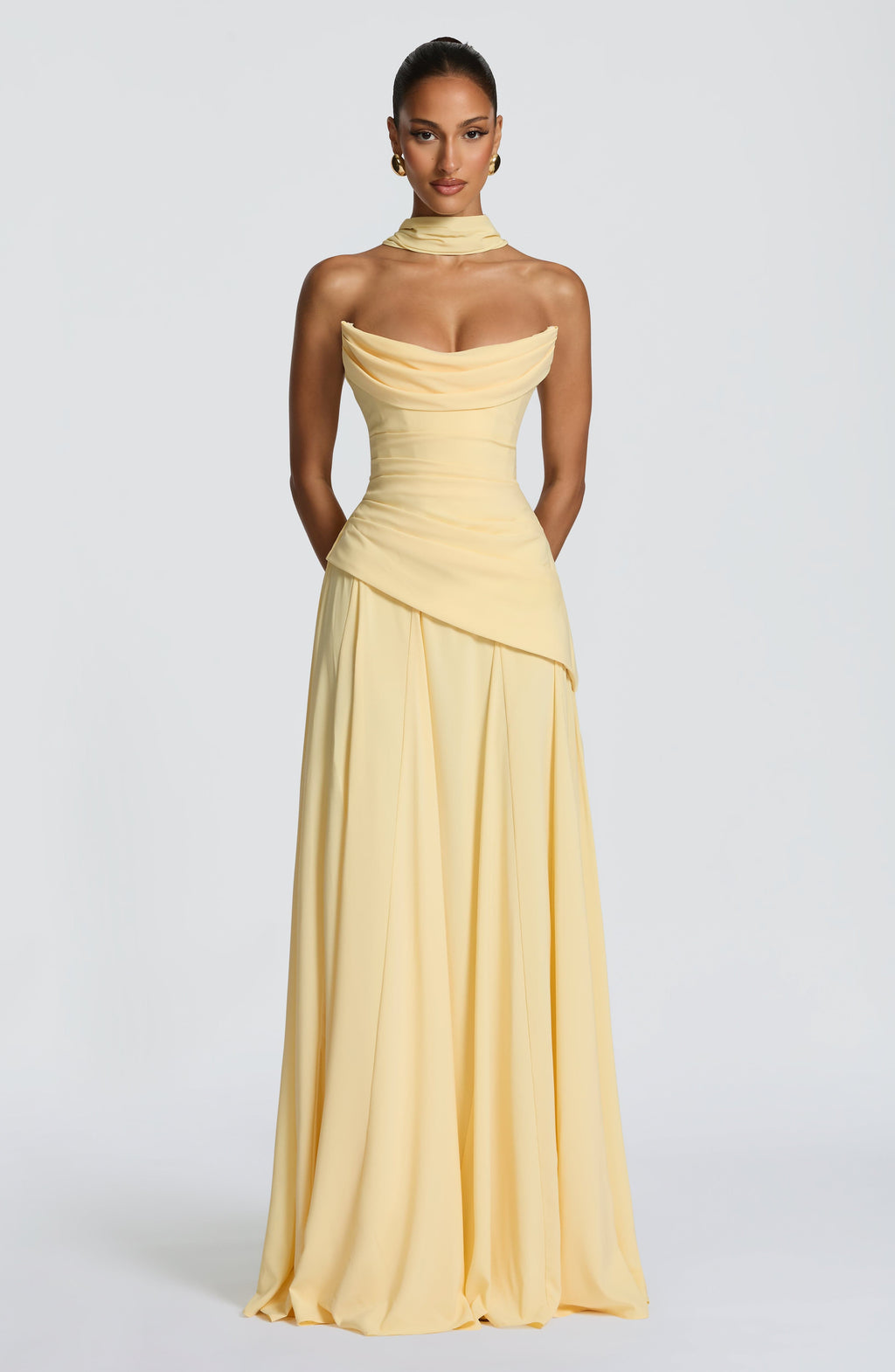 Vestido Patricia™ amarillo limón con corsé, foto 11