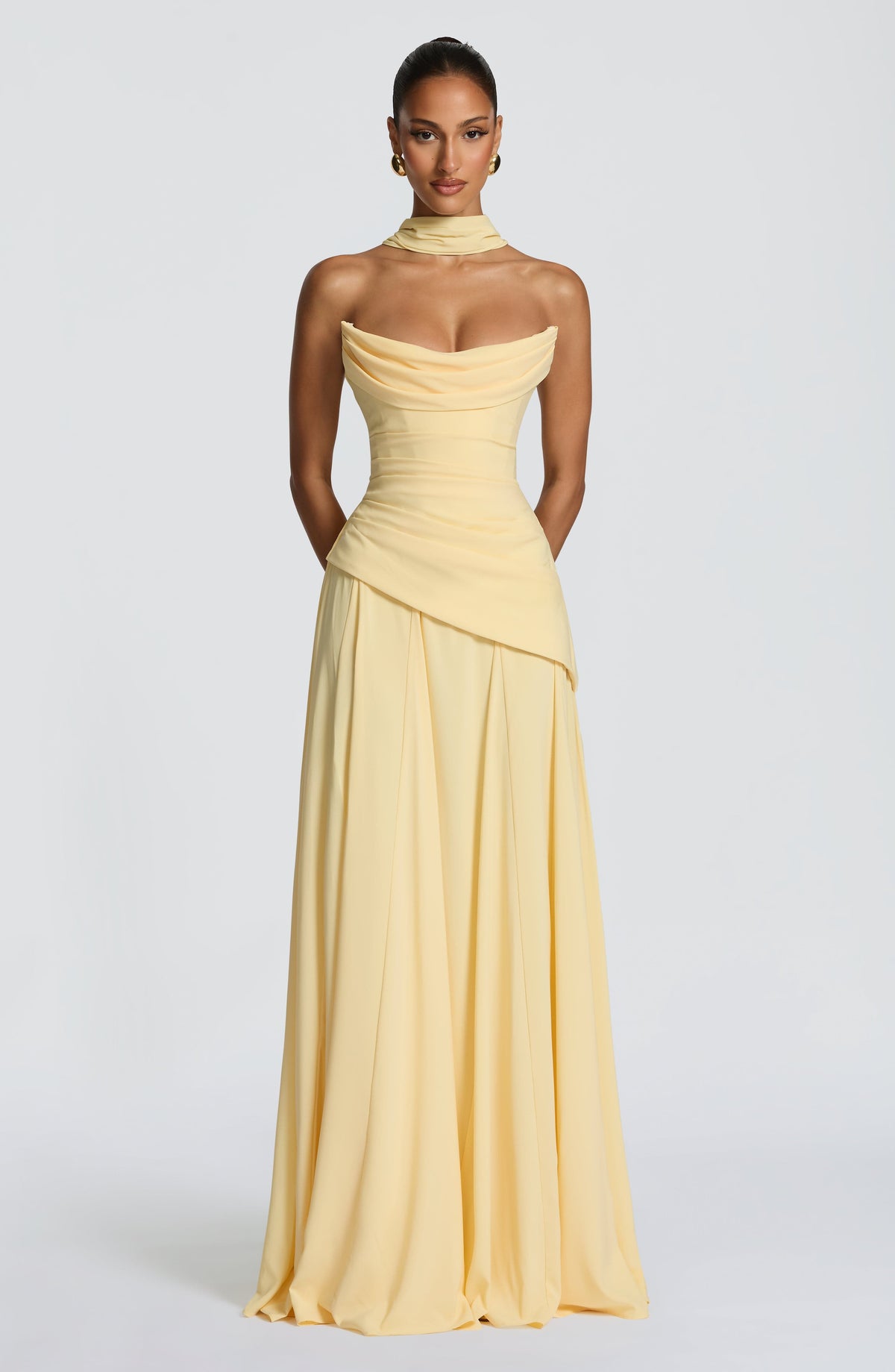 Vestido Patricia™ amarillo limón con corsé, foto 11