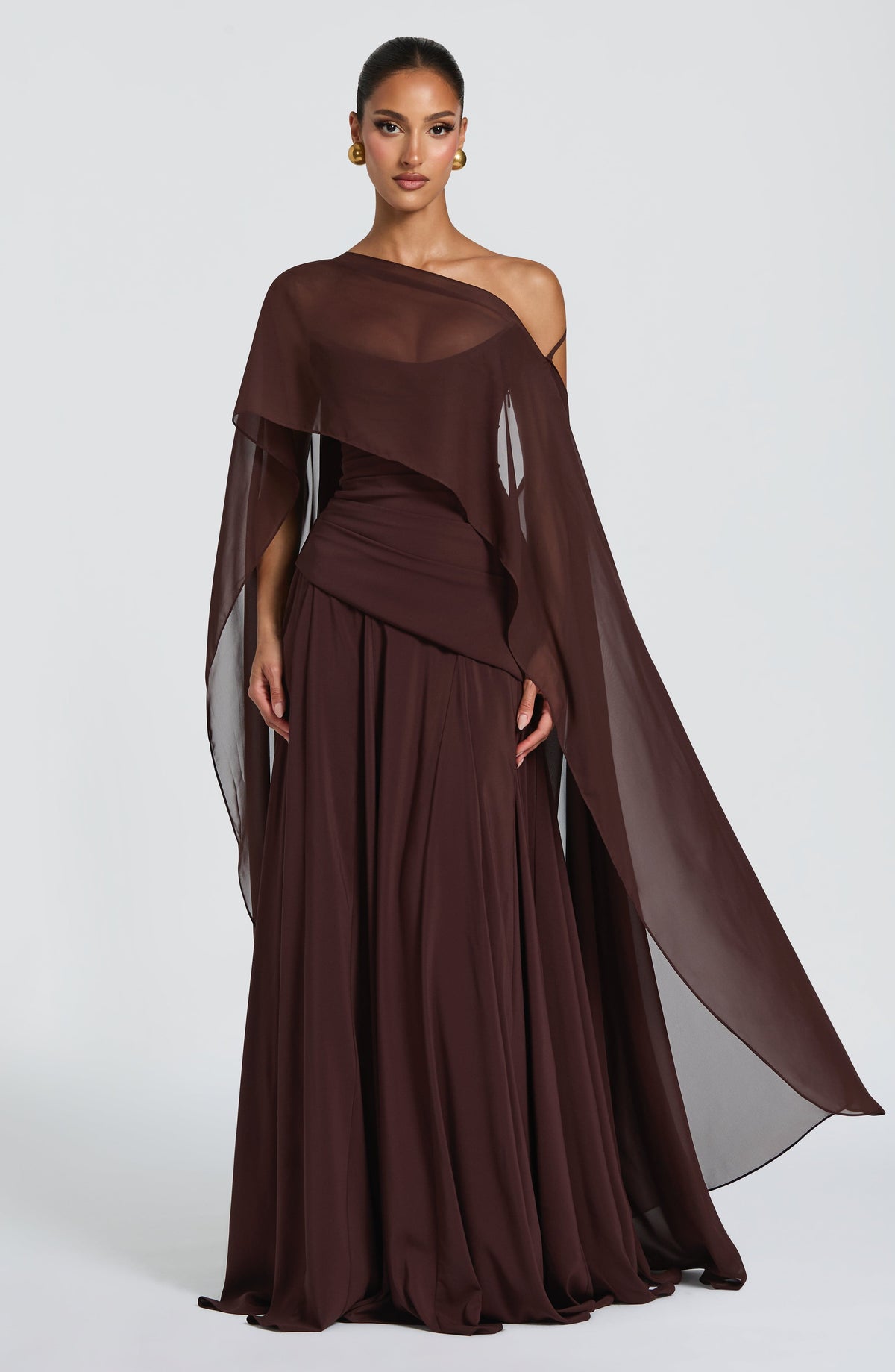 Vestido Patricia™ ciruela con corsé, foto 7