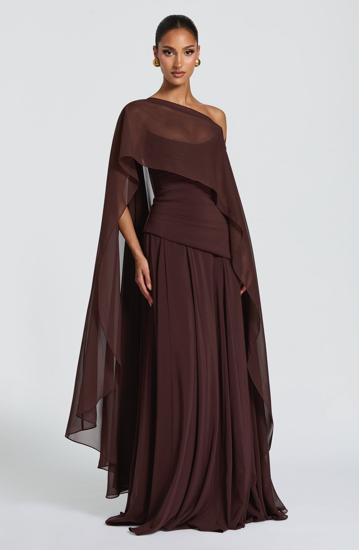 Patricia™ ciruela: vestido largo para una boda de noche, foto 5