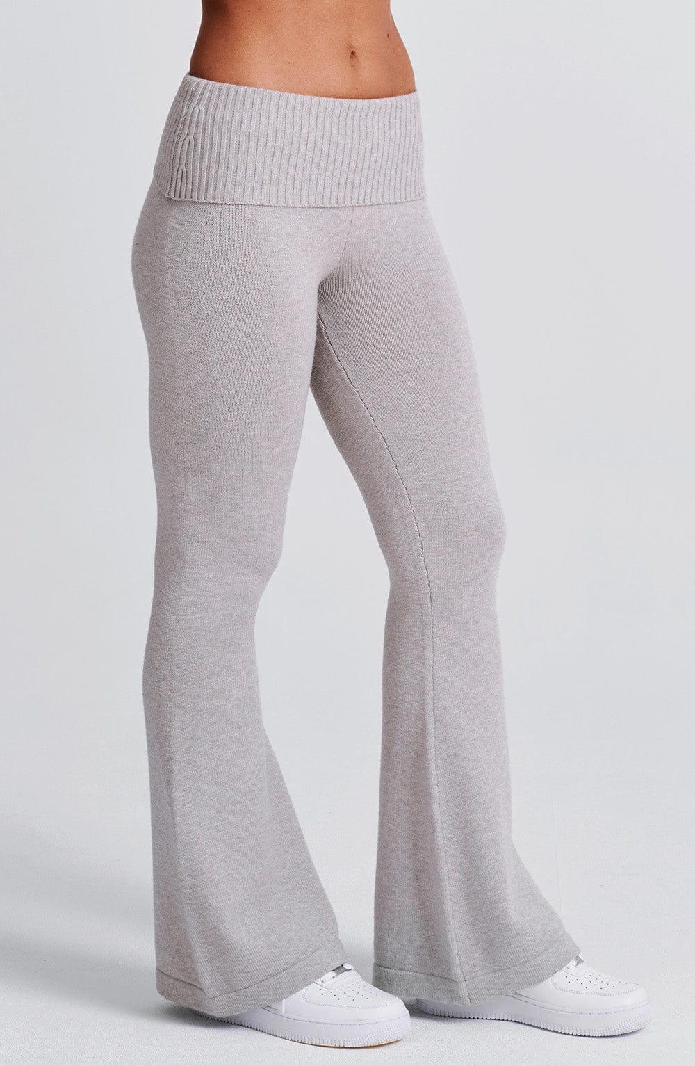 Paula™ en gris claro, pantalón de punto