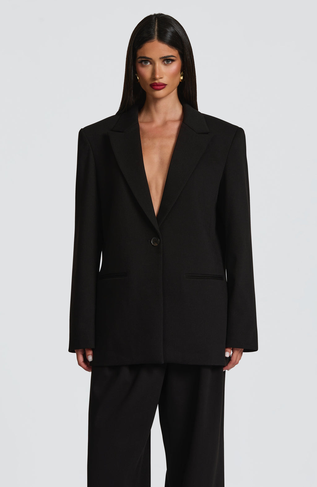 Regina™ - Blazer Oversize Negro