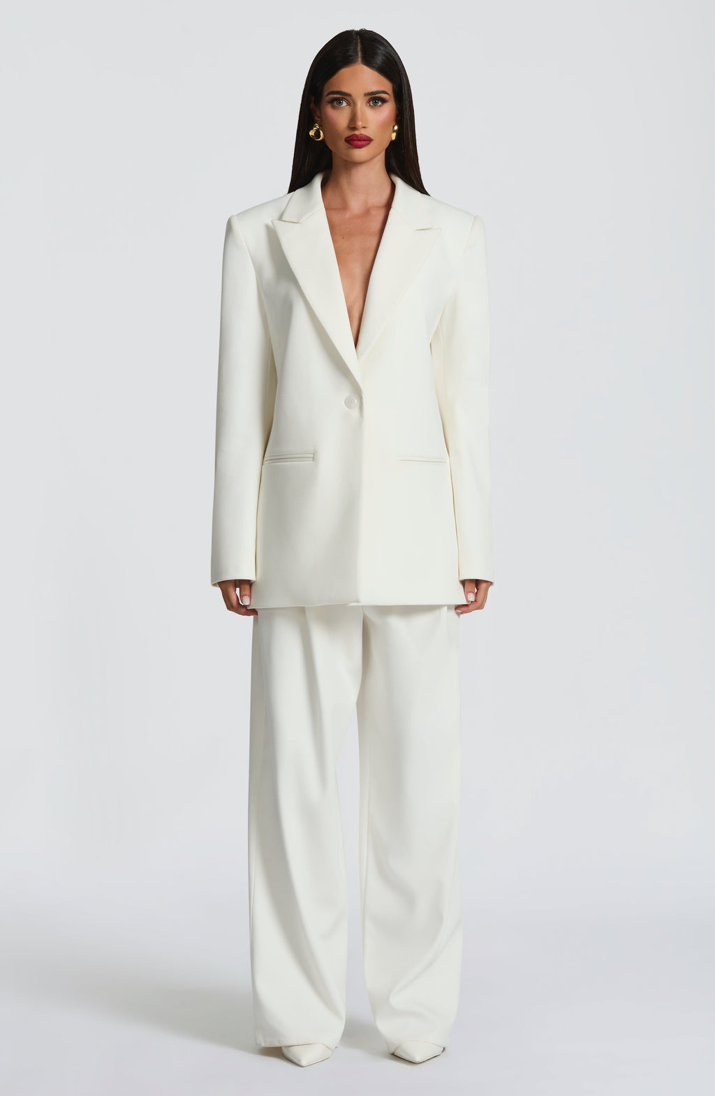 Regina™ - Blazer Oversize Marfil