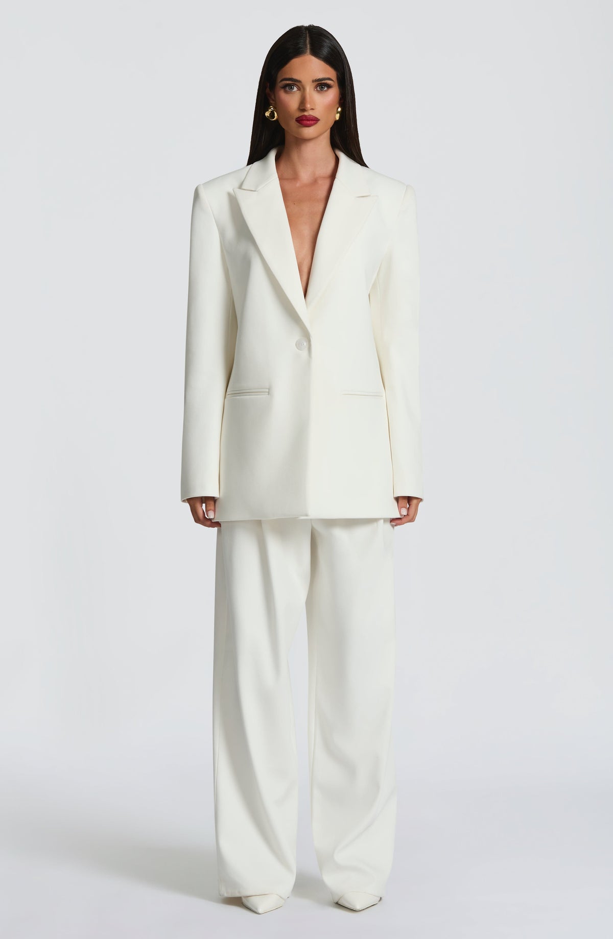 Regina™ - Blazer Oversize Marfil