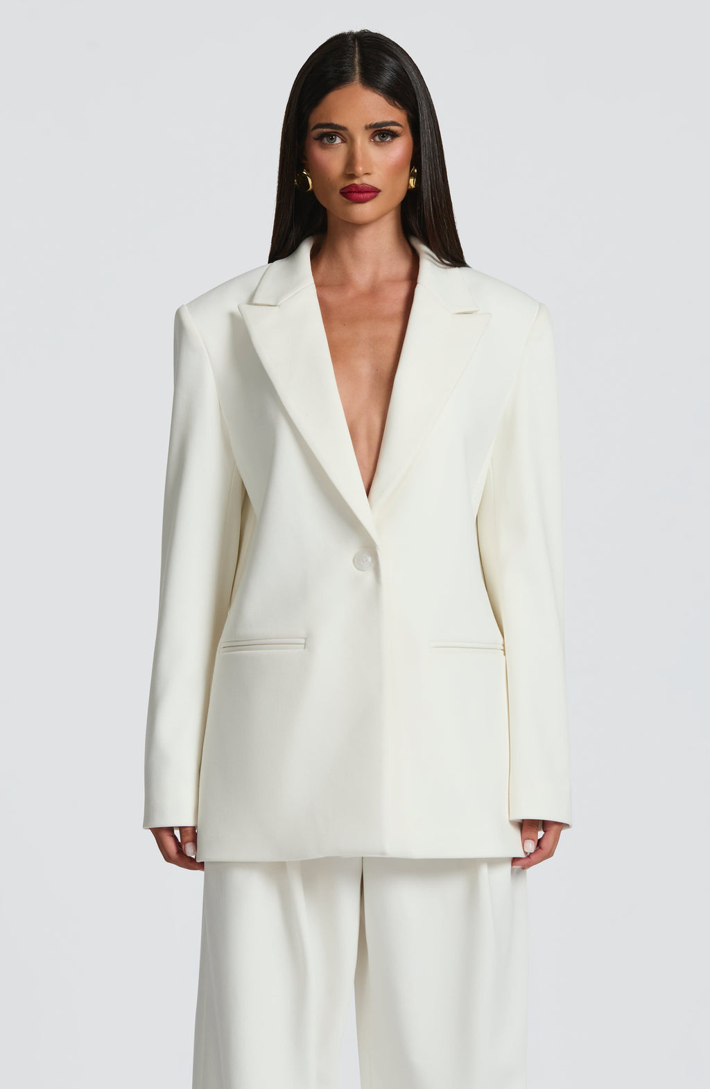 Regina™ - Blazer Oversize Marfil