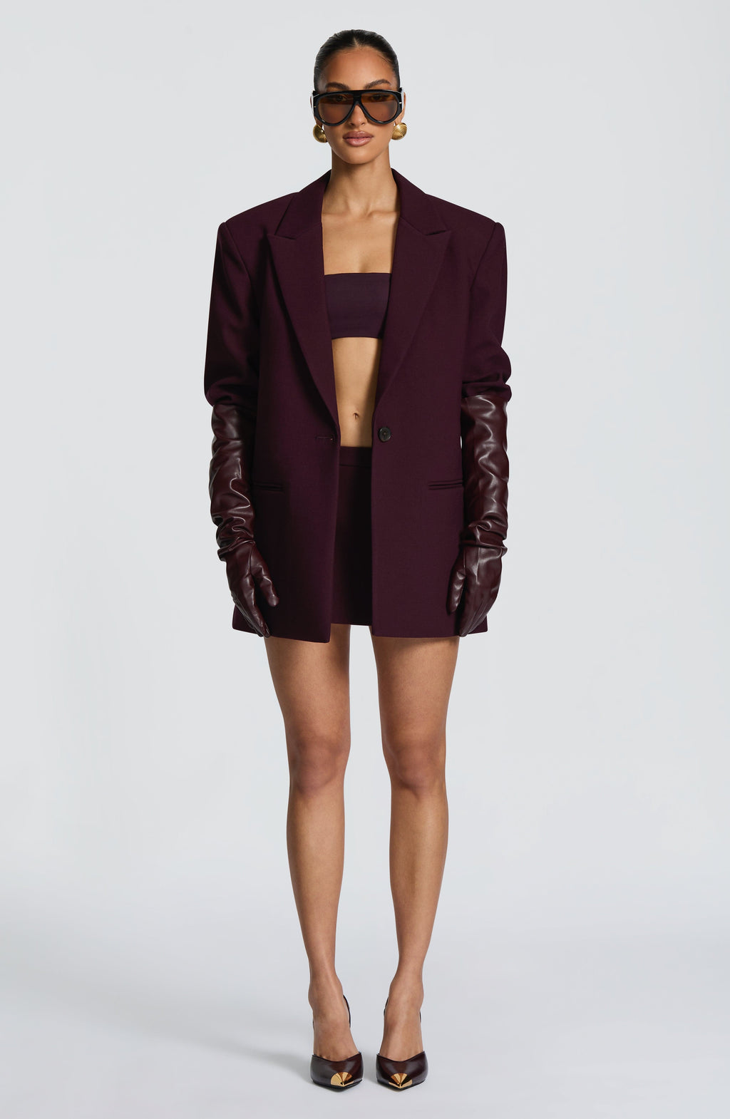 Regina™ - Blazer Oversize Morado