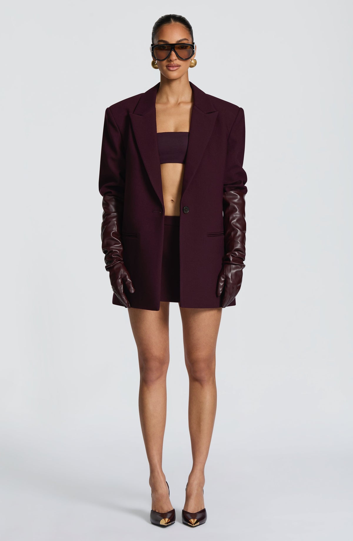 Regina™ - Blazer Oversize Morado