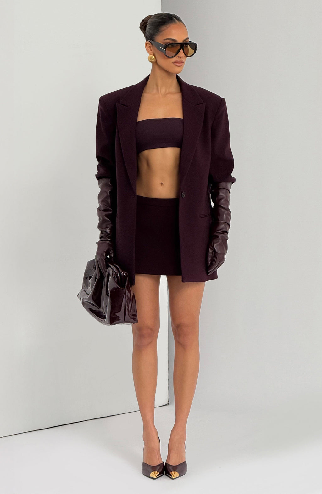Regina™ - Blazer Oversize Morado