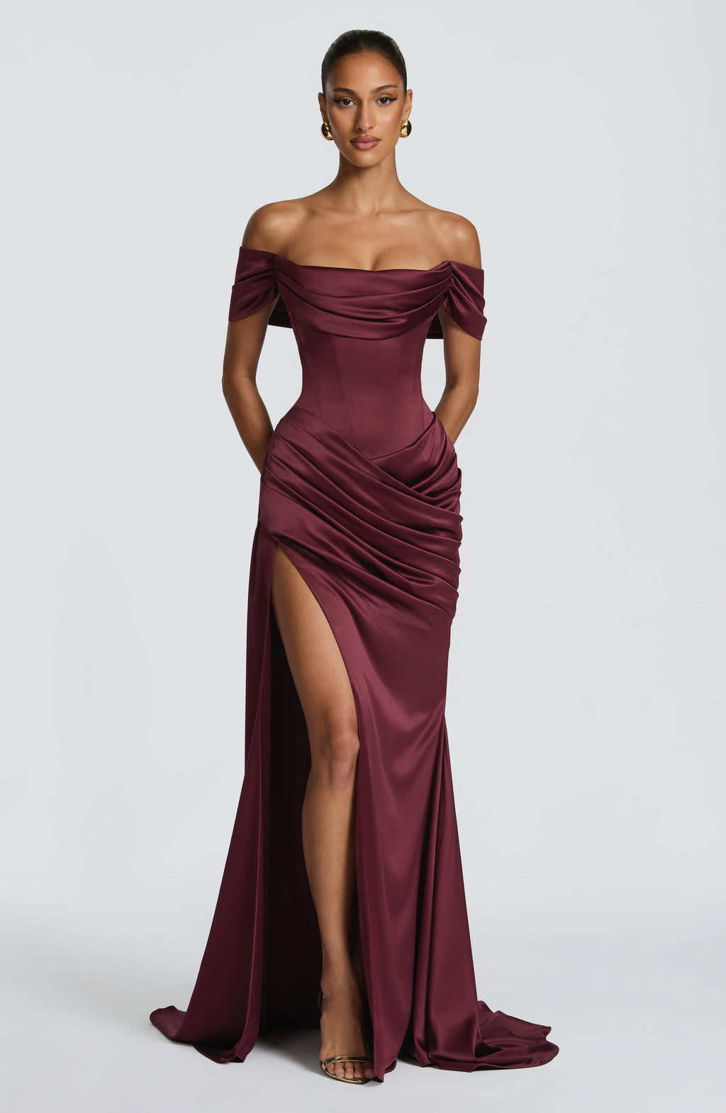 Rita™ cereza: vestido largo para una boda de noche, foto 5