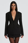 Rosario™ - Blazer Entallado Negro