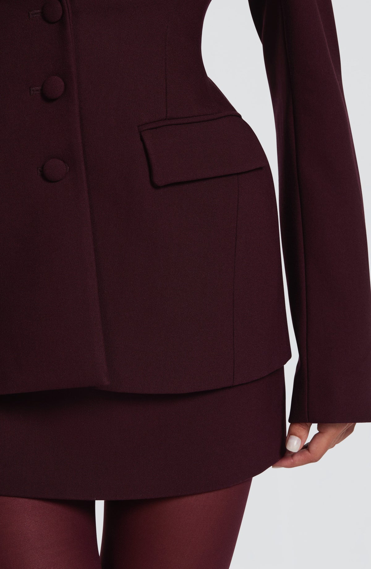 Rosario™ - Blazer Entallado Morado