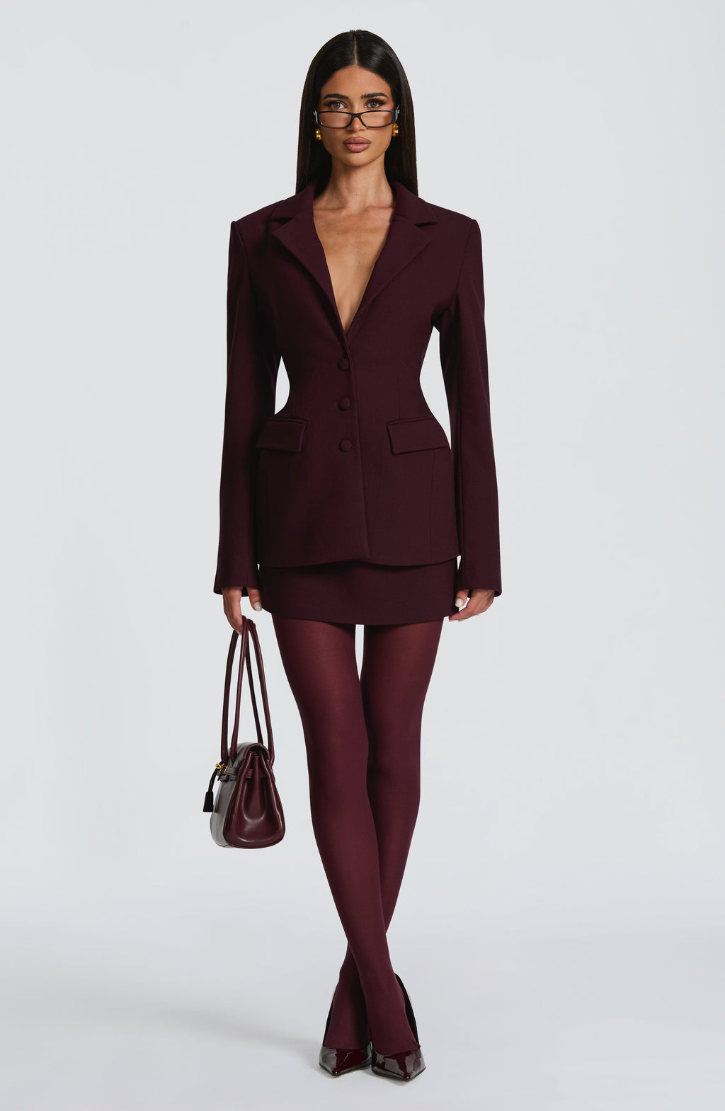 Rosario™ - Blazer Entallado Morado