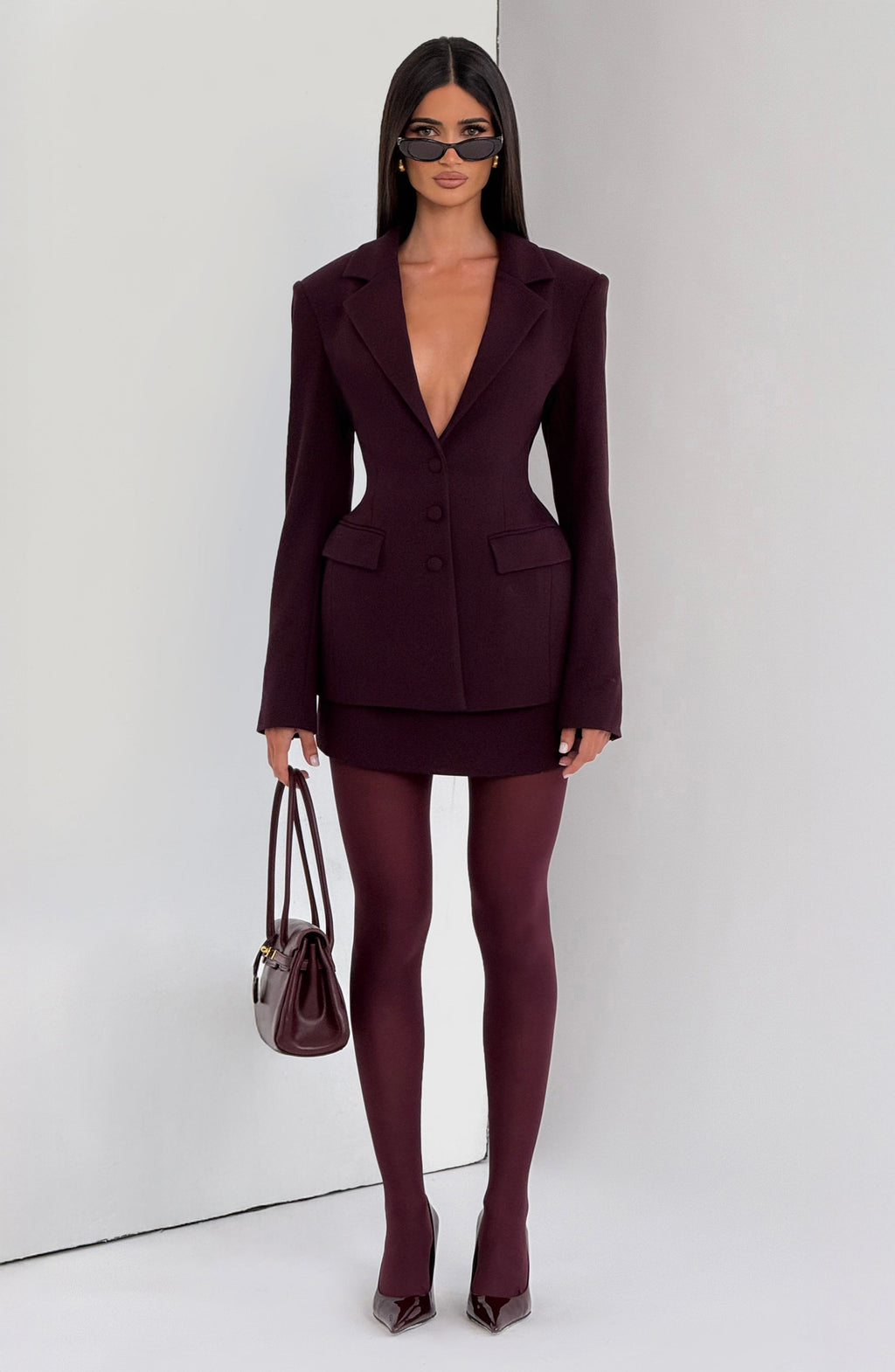 Rosario™ - Blazer Entallado Morado