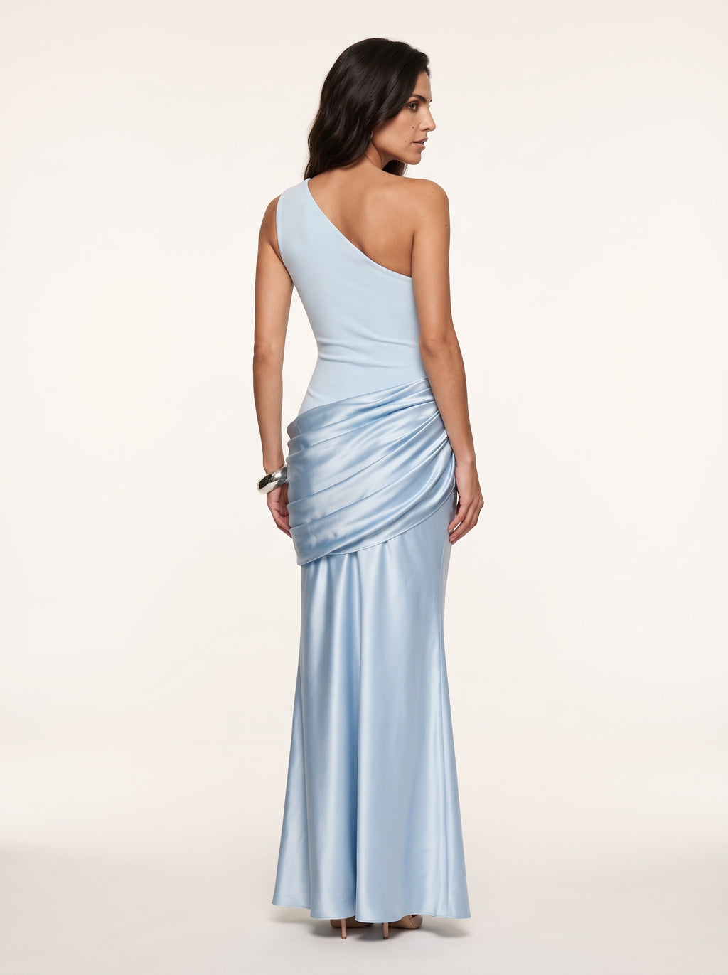 Vestido Sabina Azul Glaciar – espalda