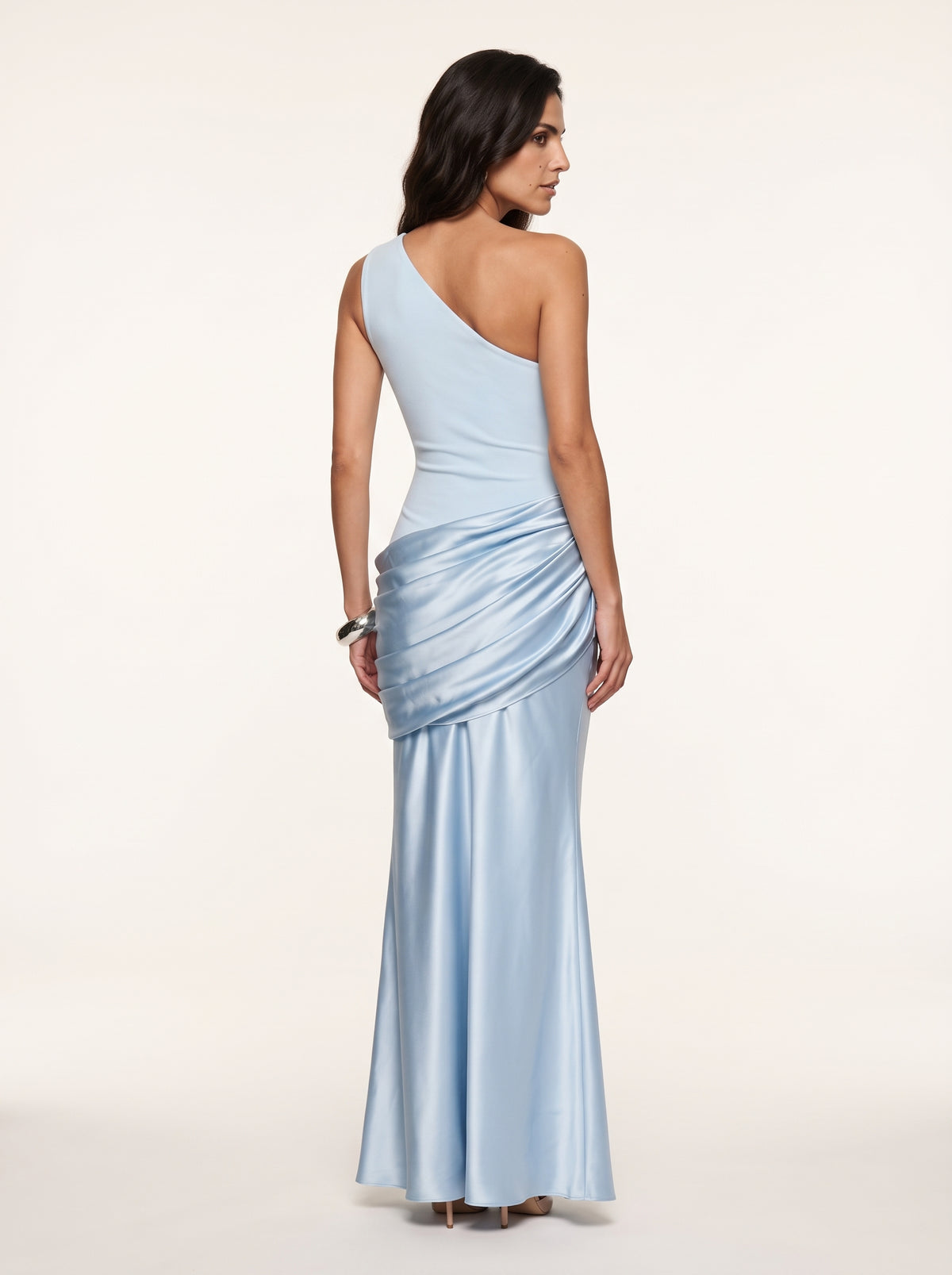 Vestido Sabina Azul Glaciar – espalda