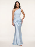Vestido Sabina Azul Glaciar – vista frontal
