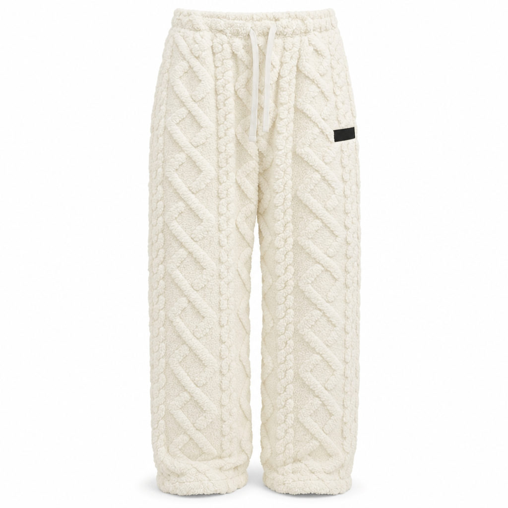 Pantalón térmico Aroa™ beis forrado de franela