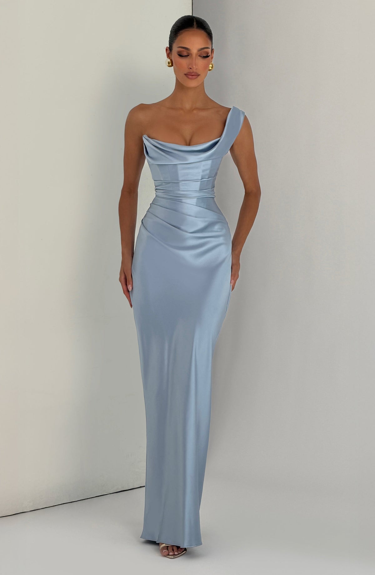 Look para una boda de noche: vestido Talía™ en azul glaciar, foto 6
