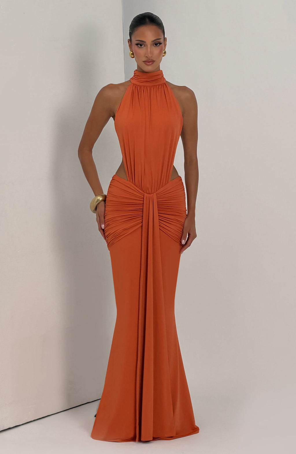 Teresa™ naranja: vestido largo para una boda de tarde, foto 5