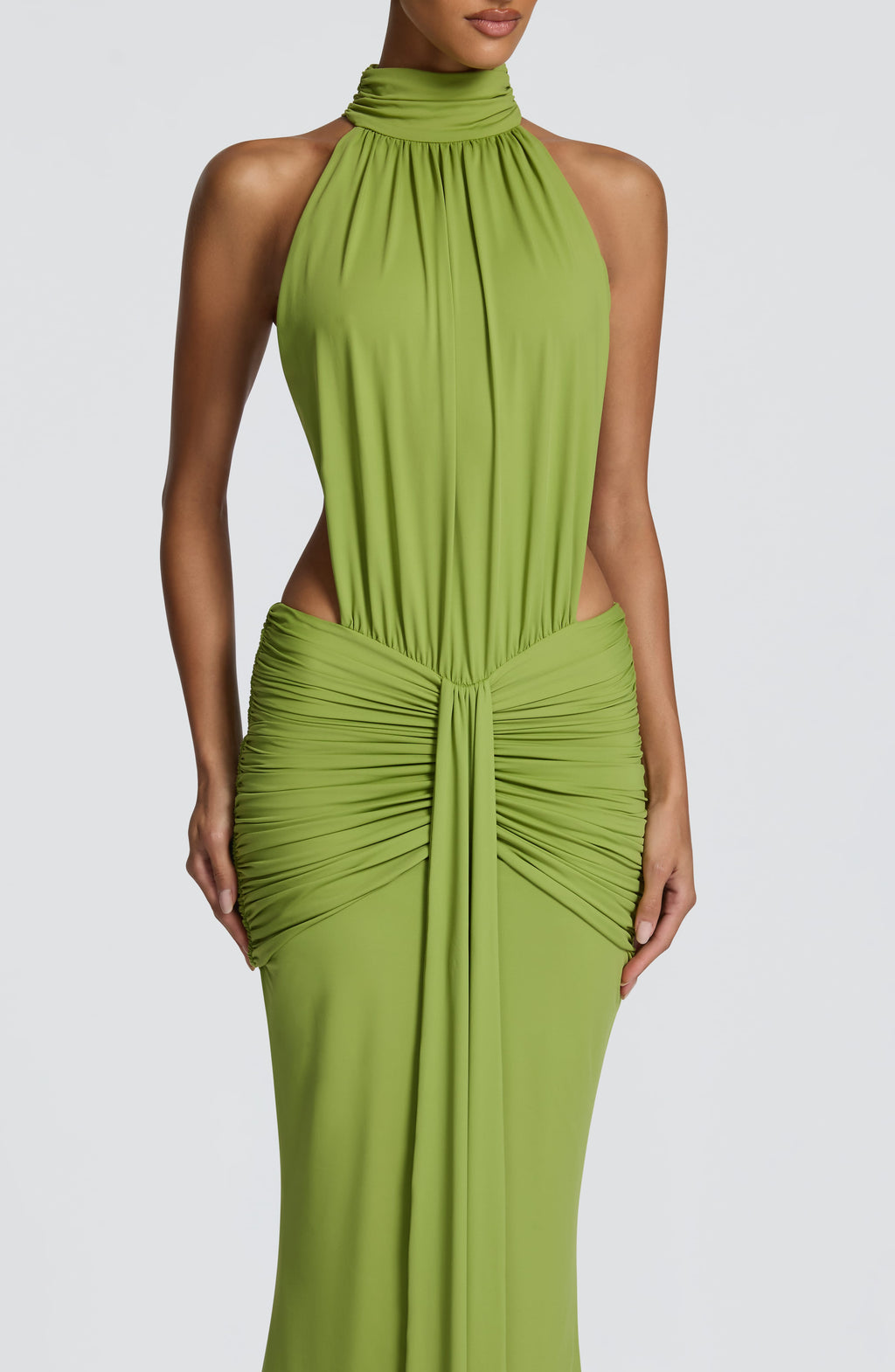 Vestido Teresa™ oliva con espalda al aire, foto 7