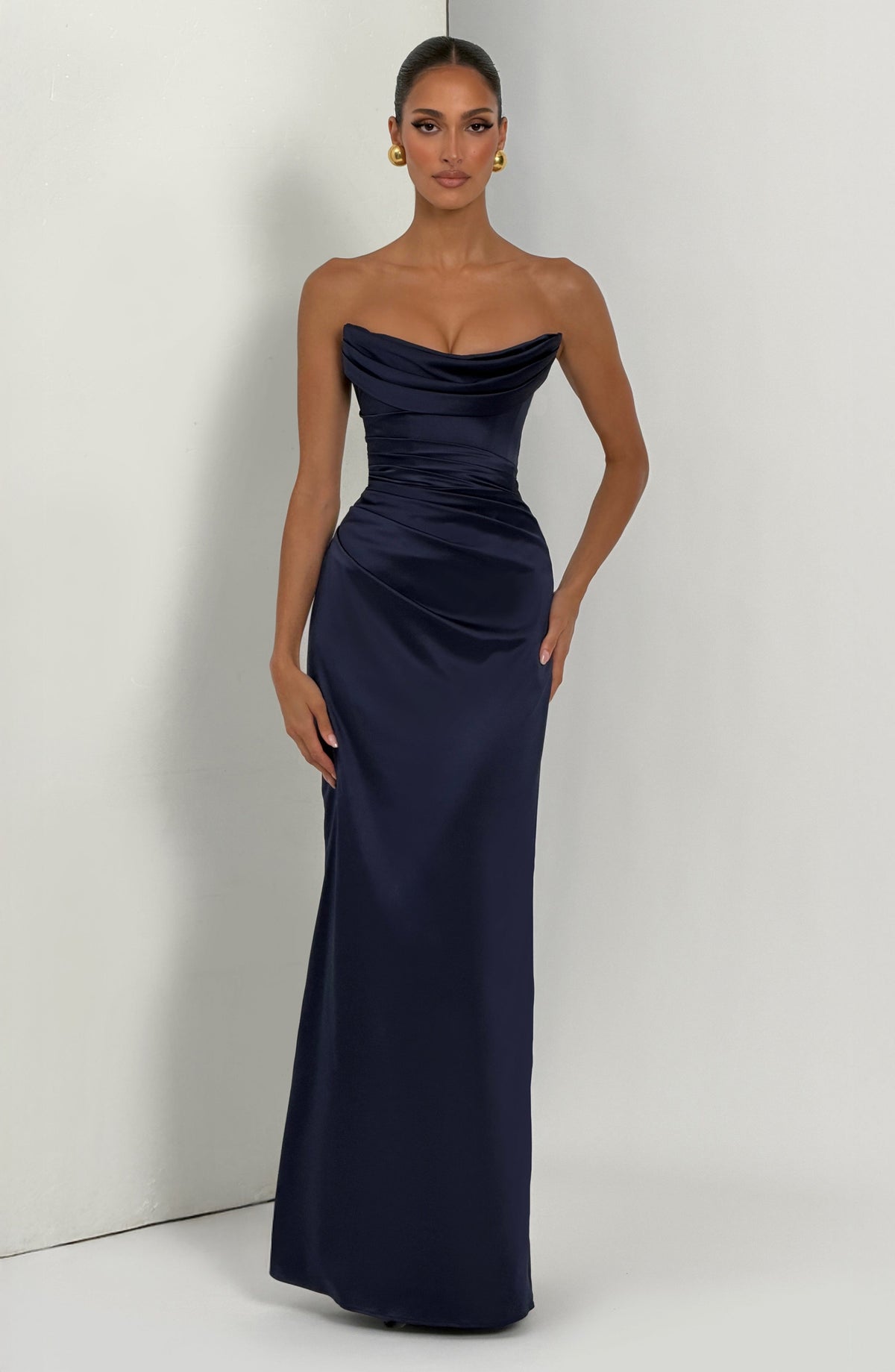 Vestido Vega™ azul marino con corsé, foto 7