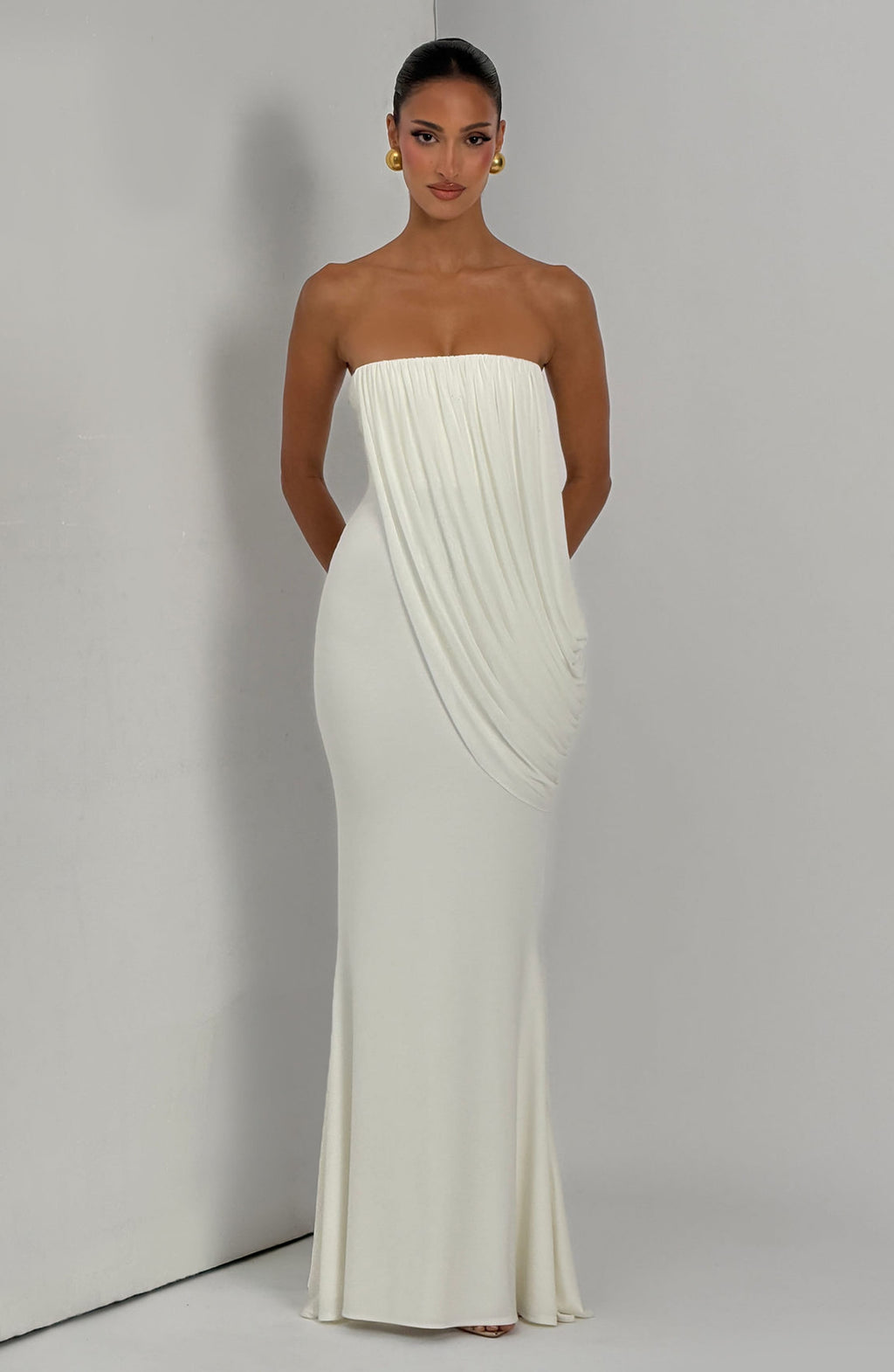 Look para una cena de gala: vestido Valeria™ en marfil, foto 6