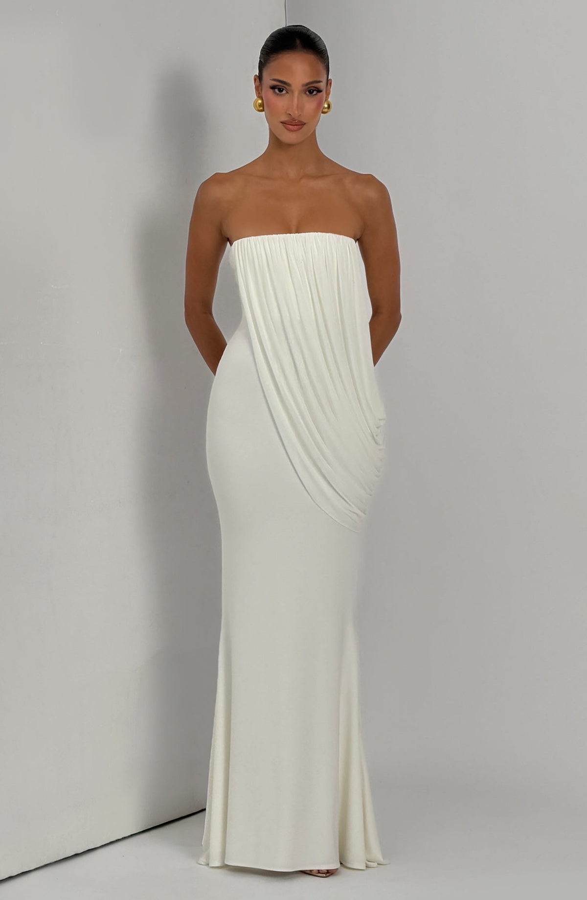 Look para una cena de gala: vestido Valeria™ en marfil, foto 6