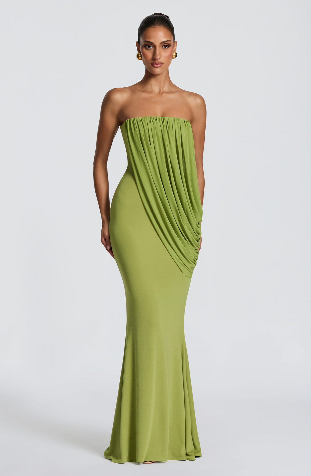 Look para una graduación: vestido Valeria™ en oliva, foto 6