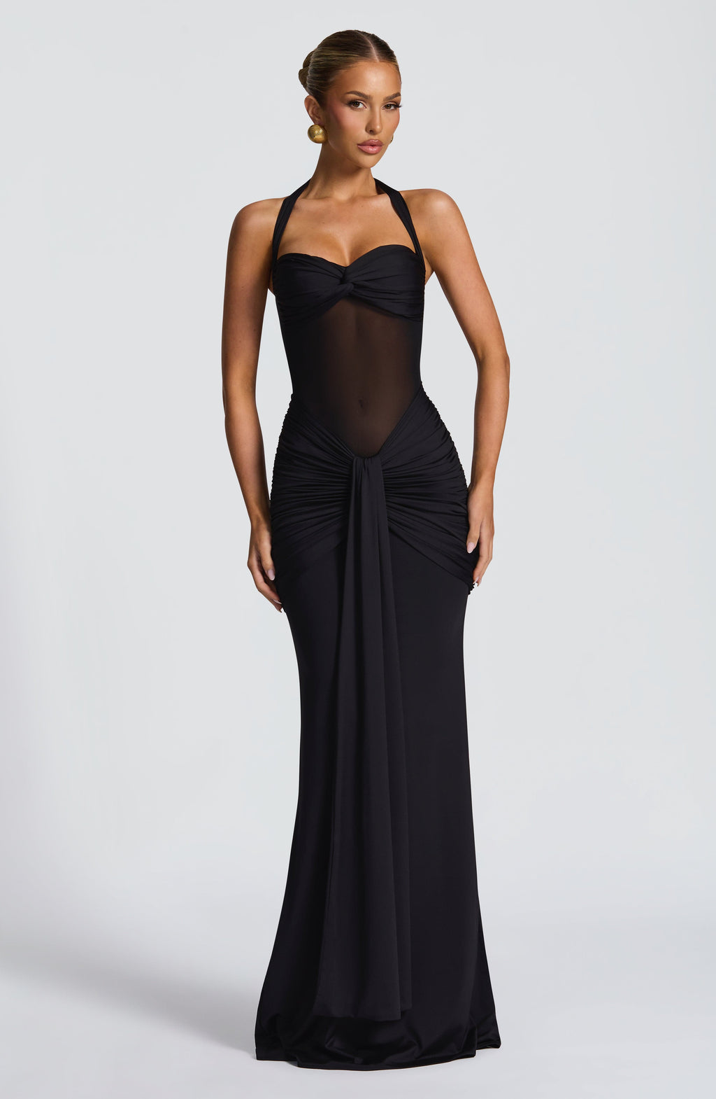 Victoria™ negro: vestido largo para una boda de noche, foto 5