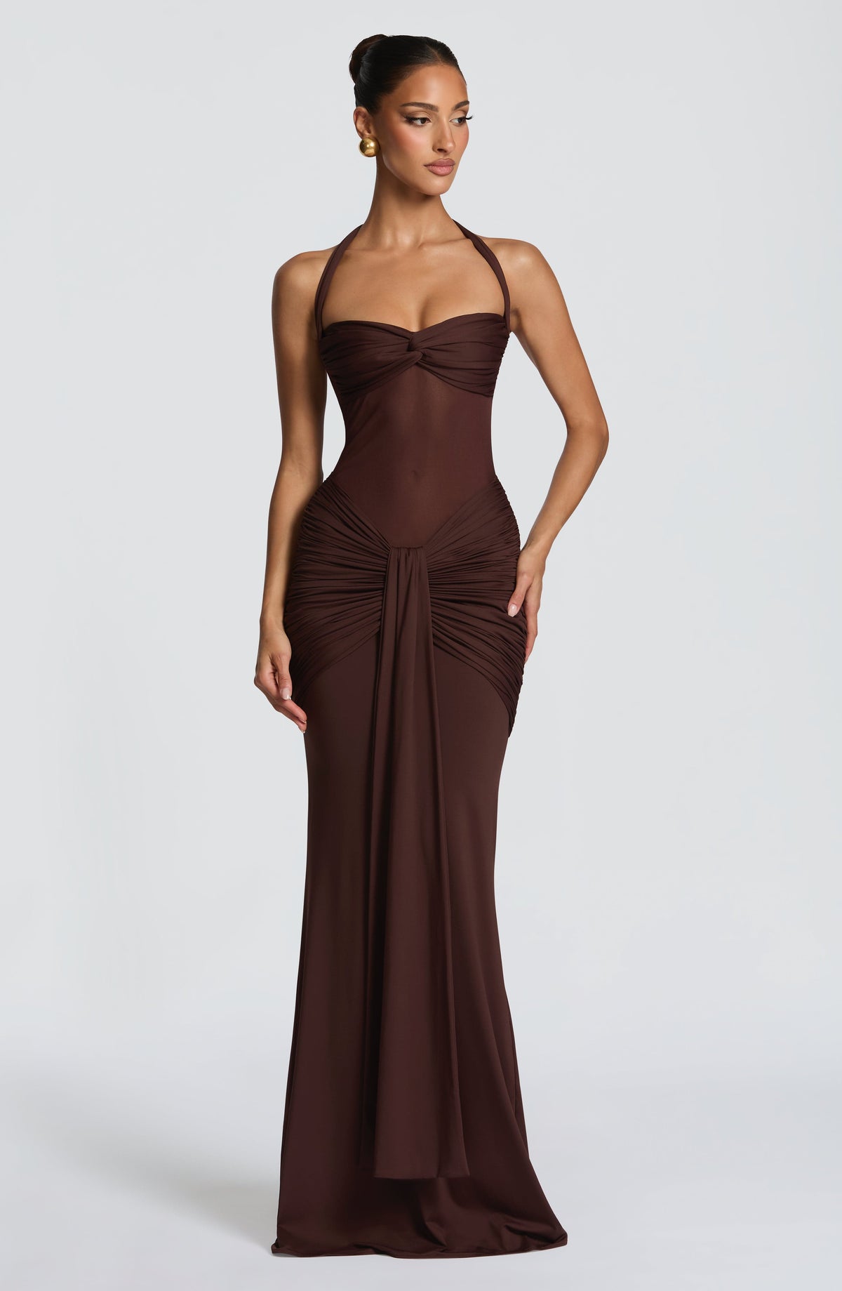 Victoria™ ciruela: vestido largo para una boda de noche, foto 5