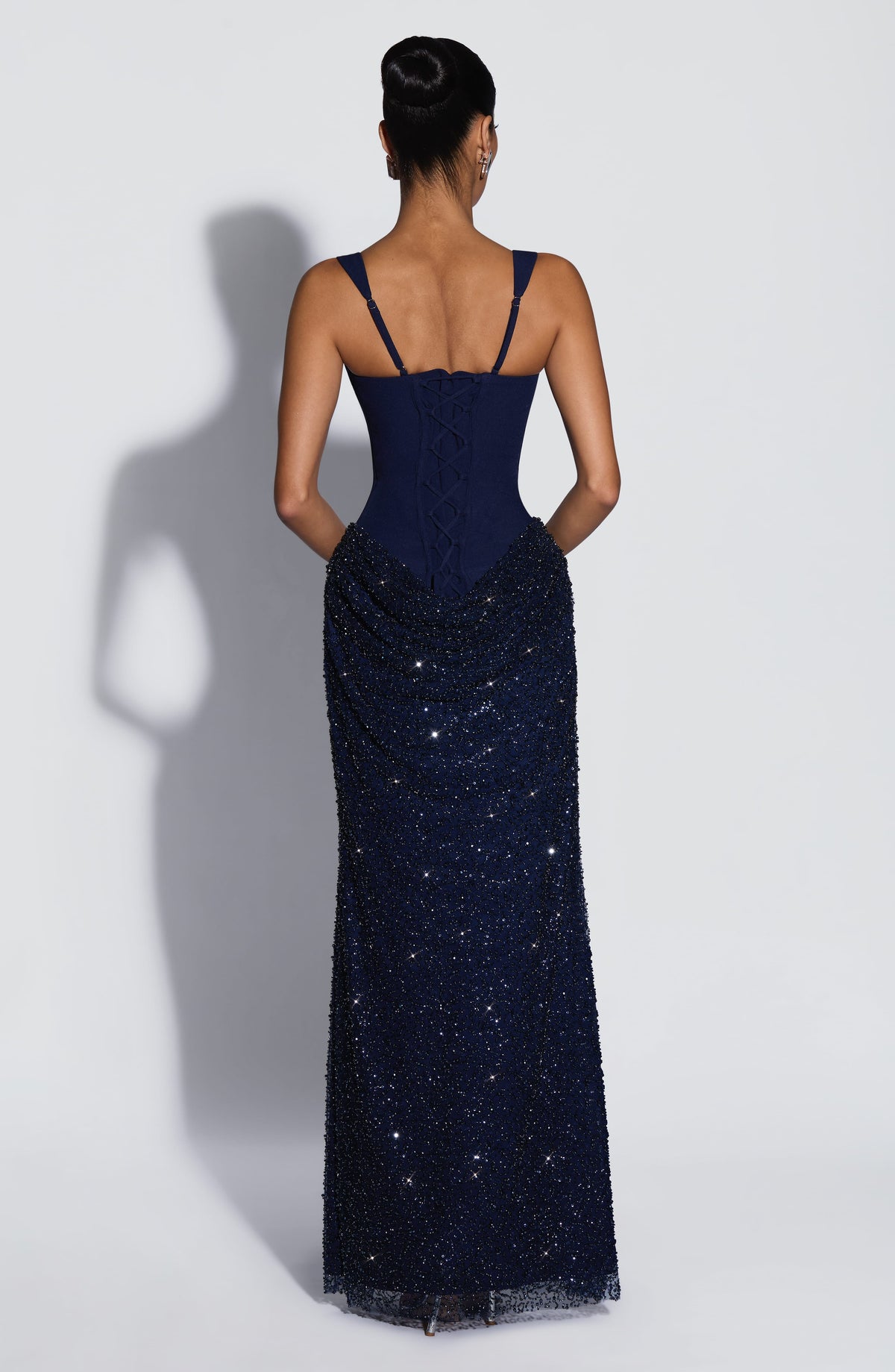 Alicia™ - Vestido Largo con Corsé y Tul Bordado